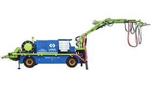 LHP50F輪式濕噴機(jī)械手在隧道施工中的應(yīng)用優(yōu)勢