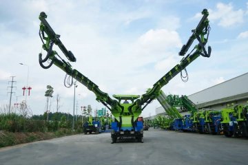 隧道先鋒！藍(lán)海LZ212A雙臂鑿巖臺車